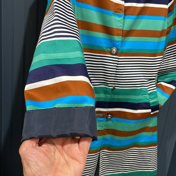 LAL Brand (Live A Little) Striped Dress/Coat, size M - Picture 6 of 8
